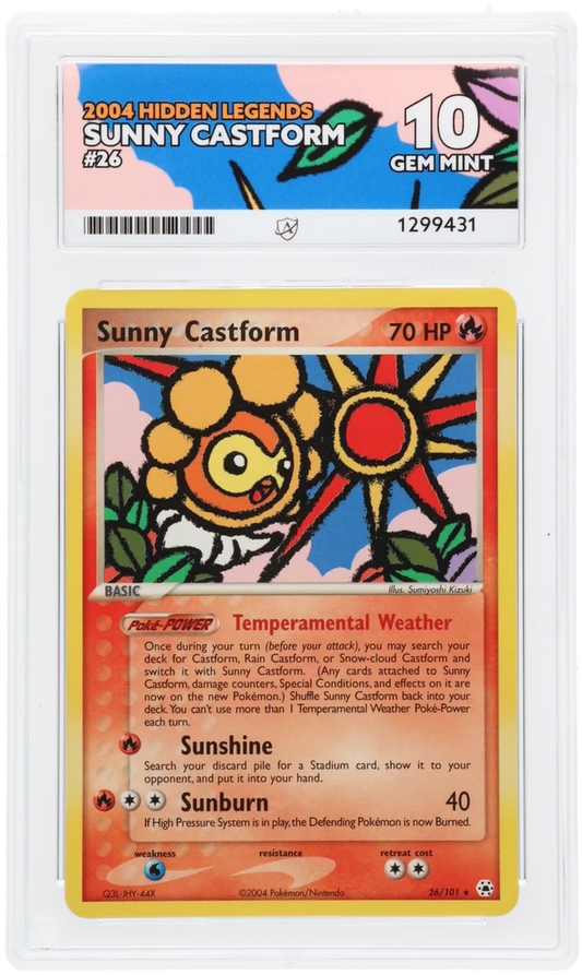 Sunny Castform - ACE 10   (Front)