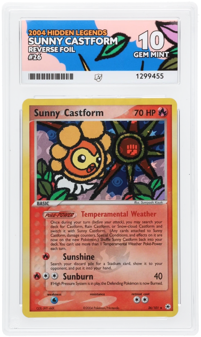 Sunny Castform - ACE 10   (Front)