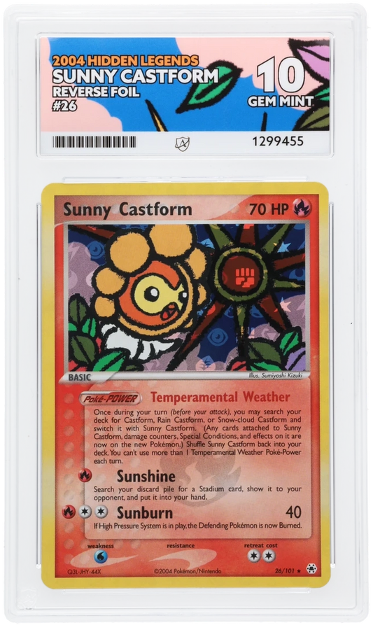 Sunny Castform - ACE 10   (Front)