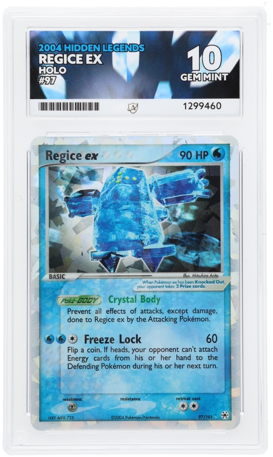 Regice ex - ACE 10   (Front)