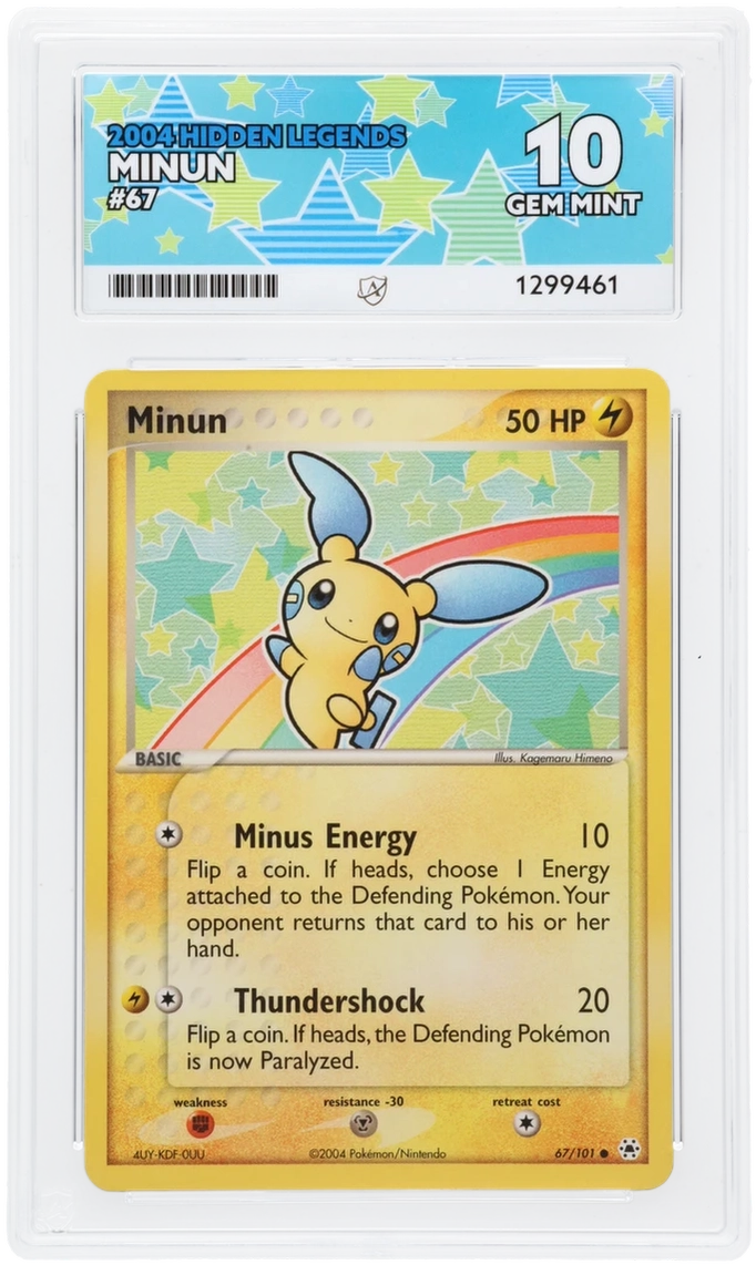 Minun - ACE 10   (Front)
