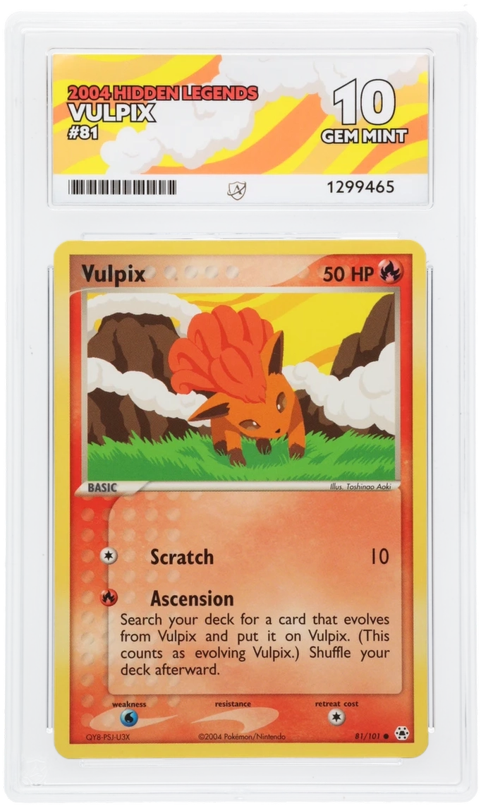 Vulpix - ACE 10   (Front)