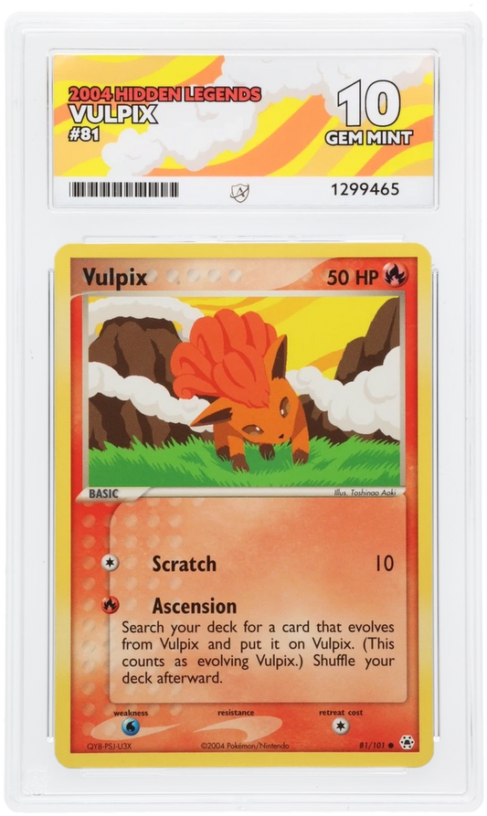 Vulpix - ACE 10   (Front)