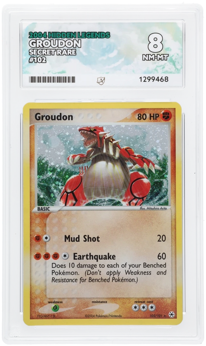 Groudon - ACE 8   (Front)