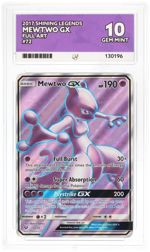 ACE 10 - Mewtwo GX - 72/73 - Shining Legends - Pokemon