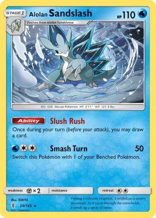 Alolan Sandslash 20/145 - SM  Guardians Rising