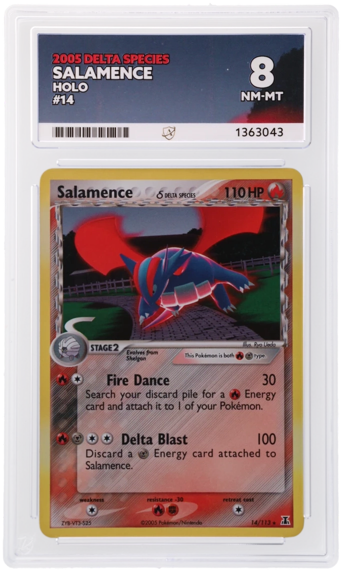 ACE 8 - Salamence - 14/113 - Delta Species - Pokemon - front