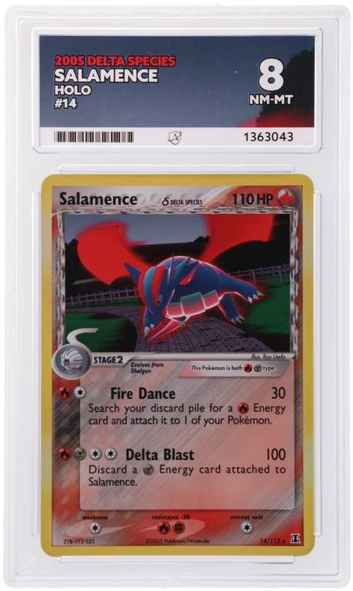 ACE 8 - Salamence - 14/113 - Delta Species - Pokemon - front