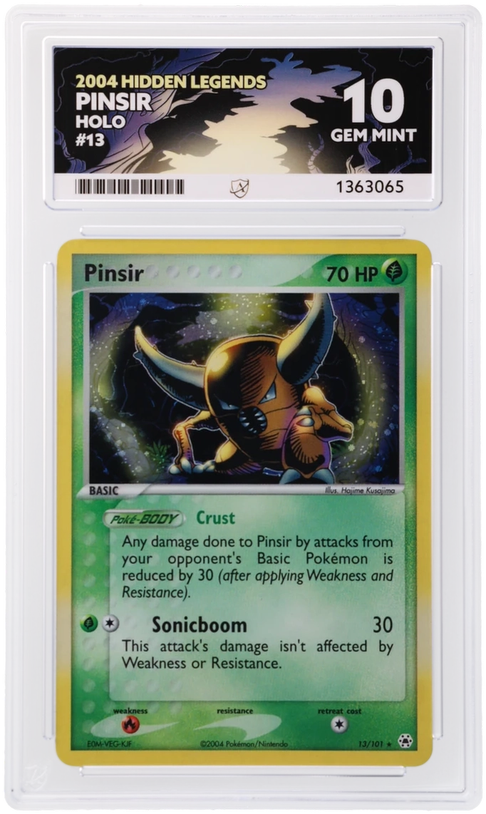 ACE 10 - Pinsir - 13/101 - Hidden Legends - Pokemon - front
