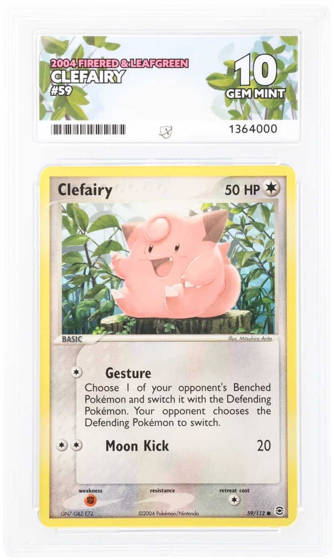 ACE 10 - Clefairy - 59/112 - 2004 FireRed & LeafGreen - Pokemon