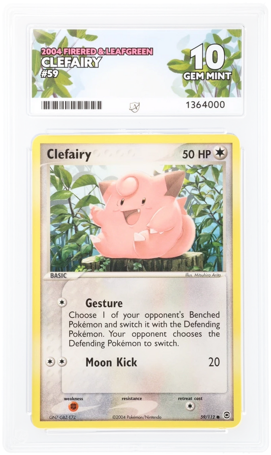 ACE 10 - Clefairy - 59/112 - 2004 FireRed & LeafGreen - Pokemon