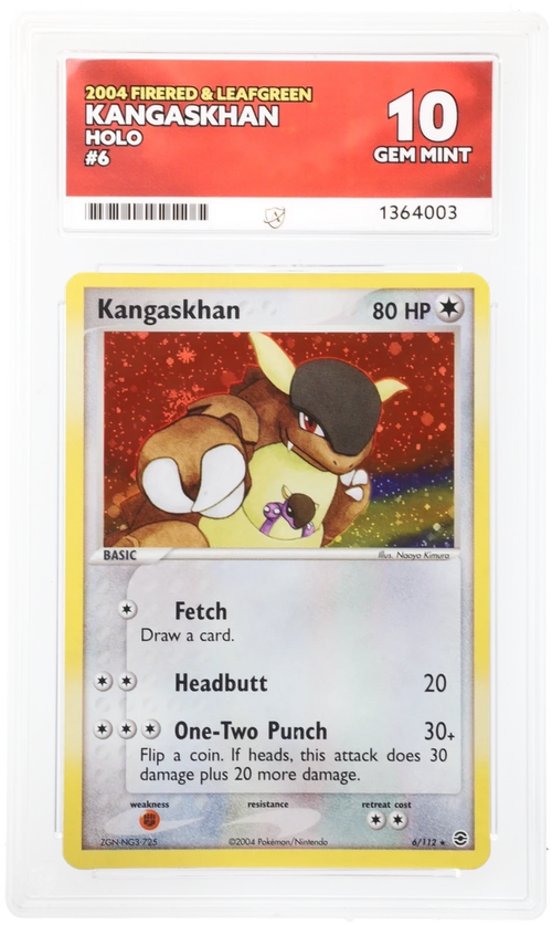 ACE 10 - Kangaskhan - 6/112- Holo - 2004 FireRed & LeafGreen - Pokemon