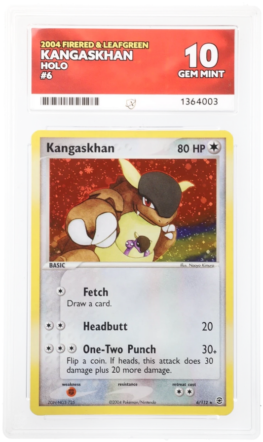 ACE 10 - Kangaskhan - 6/112- Holo - 2004 FireRed & LeafGreen - Pokemon