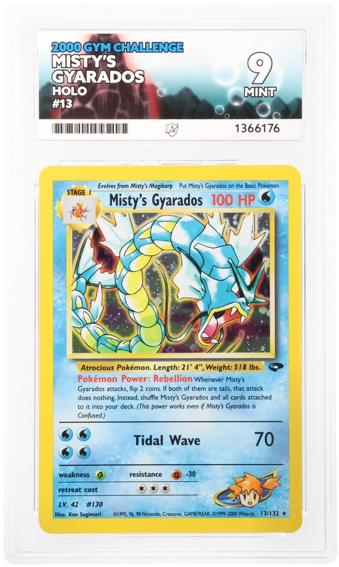 ACE 9 - Misty's Gyarados - 13/132 - Gym Challenge - Pokemon - front