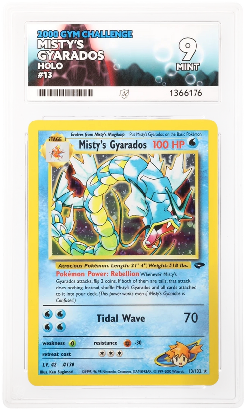 ACE 9 - Misty's Gyarados - 13/132 - Gym Challenge - Pokemon - front