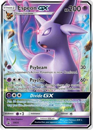 Espeon-GX SM35/248 - SM Black Star Promos Holofoil