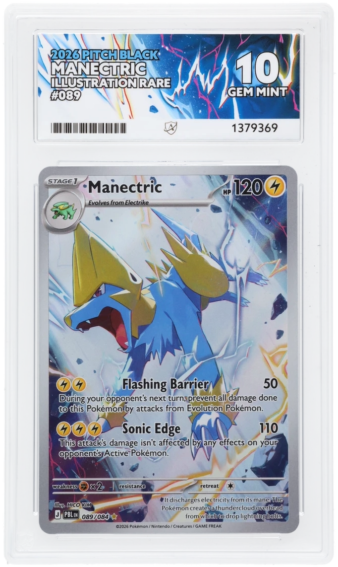 ACE 10 - Manectric - 089/084 - Illustration Rare - 2026 Pitch Black - Pokemon