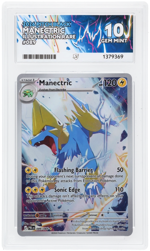 ACE 10 - Manectric - 089/084 - Illustration Rare - 2026 Pitch Black - Pokemon