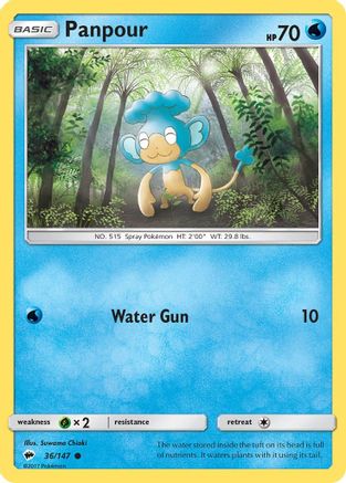 Panpour 36/147 - Burning Shadows Reverse Holofoil