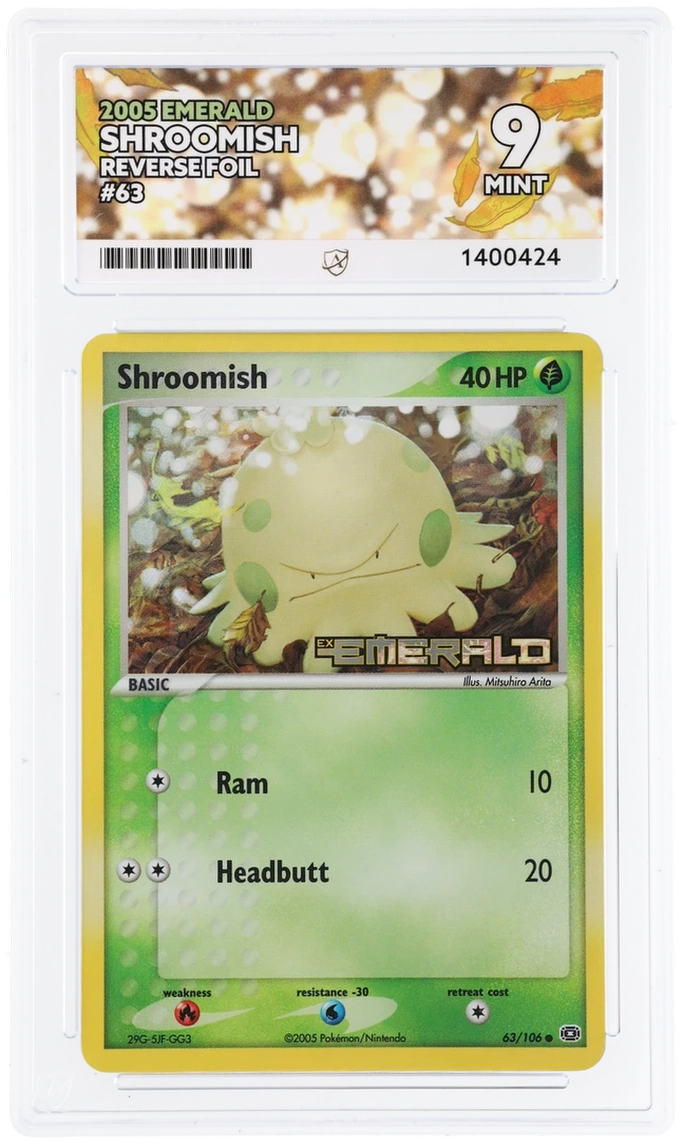 ACE 9 - Shroomish - 63/106 - Emerald - Pokemon - front