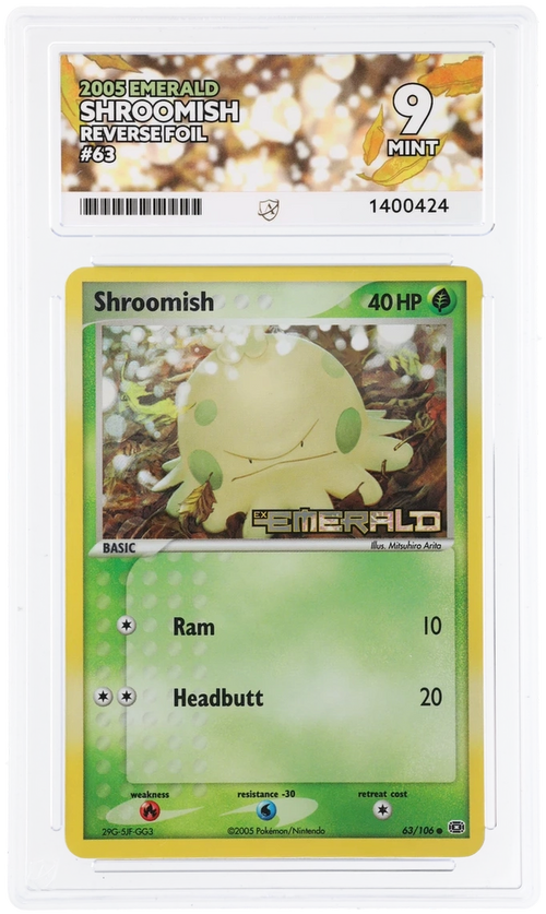 ACE 9 - Shroomish - 63/106 - Emerald - Pokemon - front