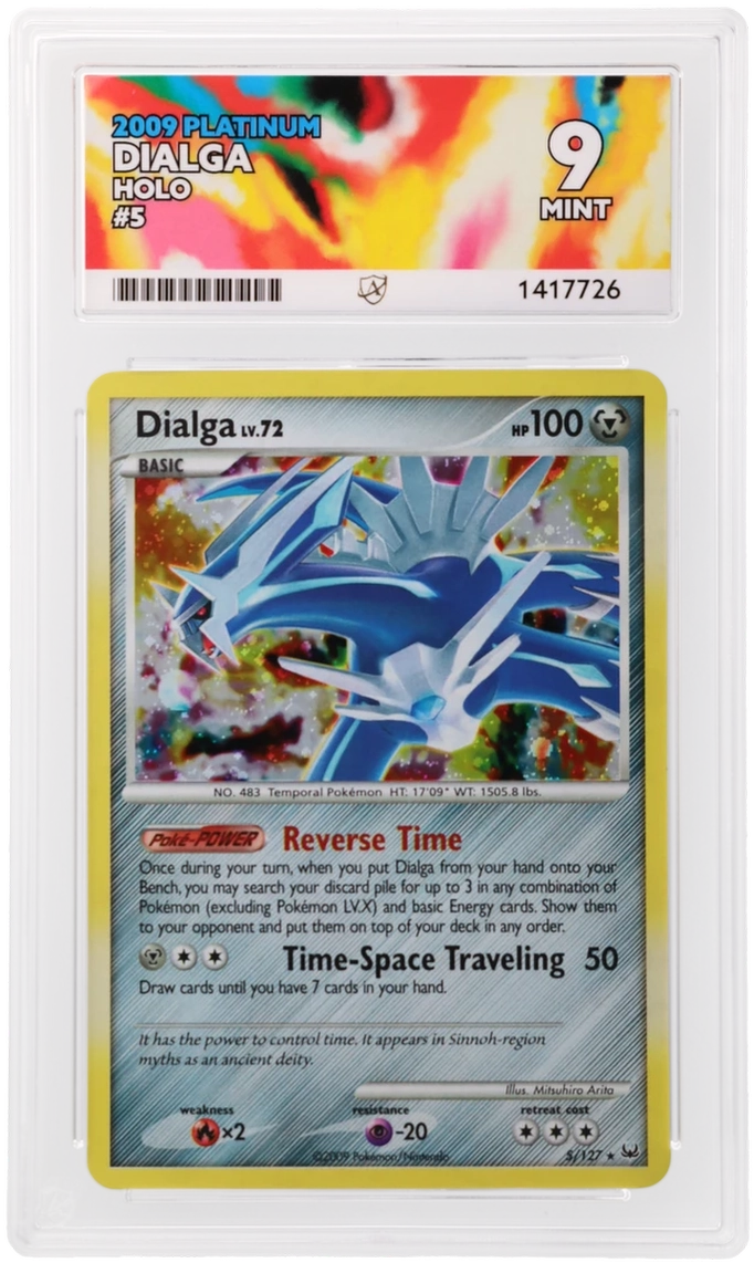 ACE 9 - Dialga - 5/127 - Platinum - Pokemon - front