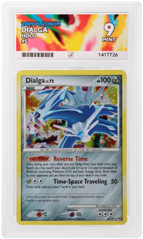 ACE 9 - Dialga - 5/127 - Platinum - Pokemon - front