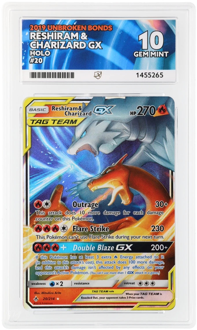 ACE 10 - Reshiram & Charizard GX - 20/214 - Unbroken Bonds - Pokemon - front