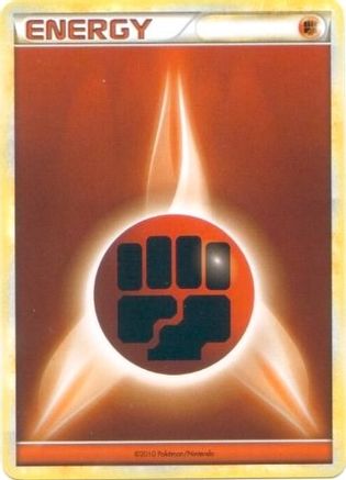 Fighting Energy (2010 Unnumbered HGSS Style Non-Holo) - League & Championship Cards