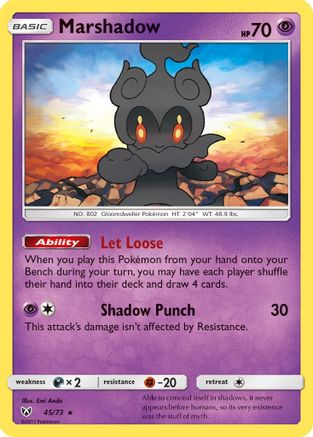 Marshadow 45/73 - Shining Legends Holofoil