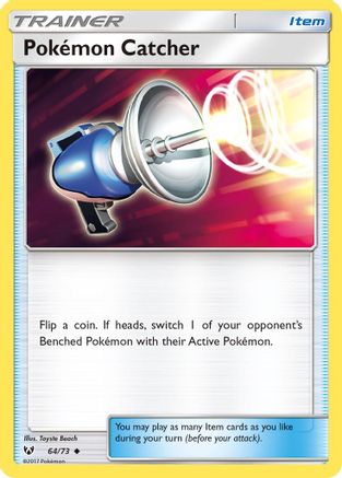 Pokémon Catcher 64/73 - Shining Legends Reverse Holofoil