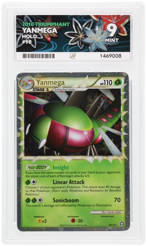 ACE 9 - Yanmega - 98/102 - Holo - 2010 Triumphant - Pokemon