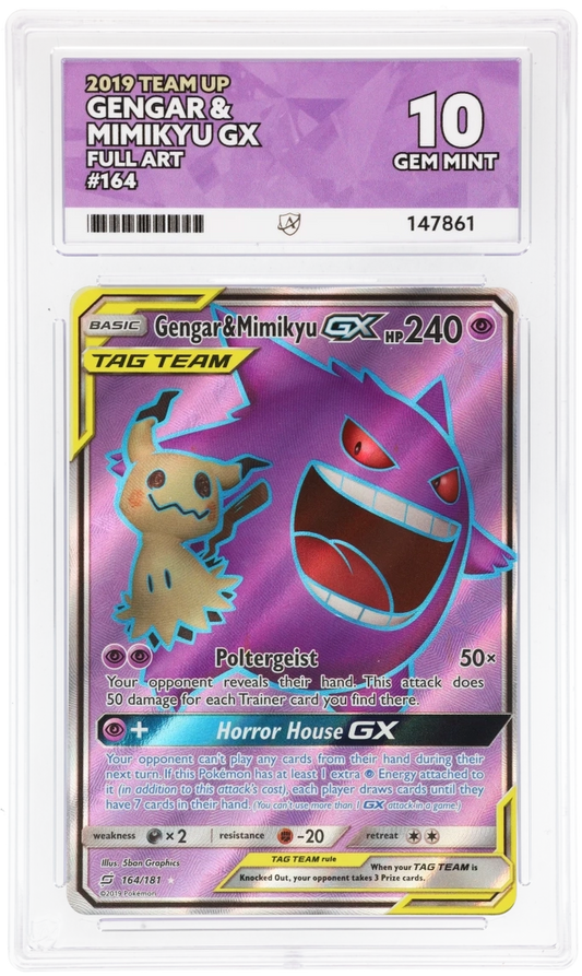 ACE 10 - Gengar & Mimikyu GX - 164/181 - Team Up - Pokemon