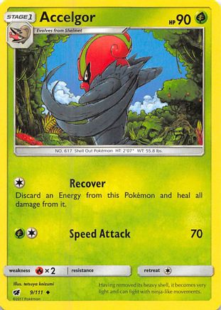 Accelgor 9/111 - SM  Crimson Invasion