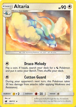 Altaria 80/111 - SM  Crimson Invasion