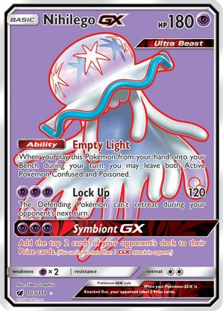 Nihilego-GX 103/111 - Crimson Invasion Holofoil