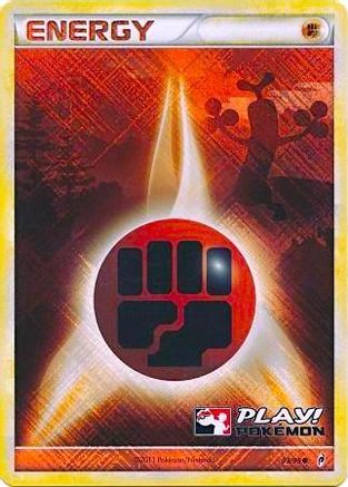 Fighting Energy - 93/95 (Play! Pokemon) 93 - League & Championship Cards Holofoil