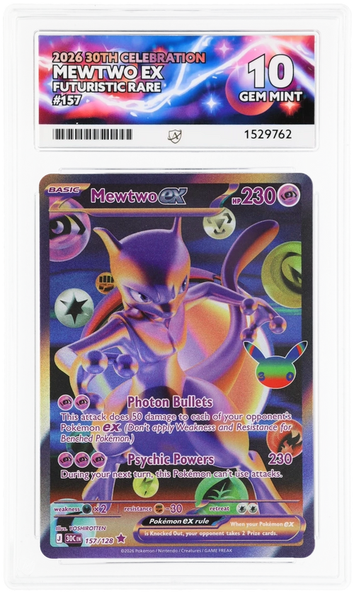 ACE 10 - Mewtwo ex - 157/128 - 30th Celebration - Pokemon - front