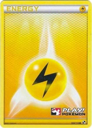 Lightning Energy - 108/114 (Play! Pokemon) 108 - League & Championship Cards Holofoil