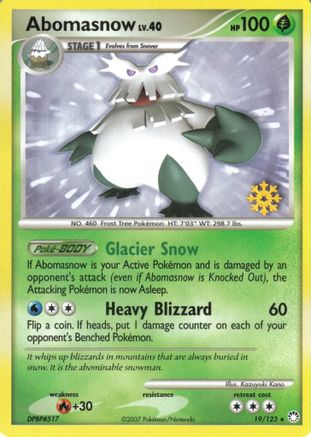 Abomasnow - 19/123 19 - Countdown Calendar Promos