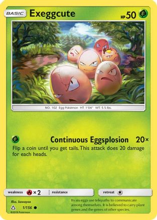 Exeggcute 1/156 - Ultra Prism