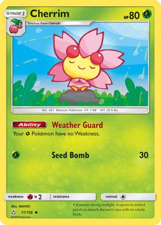 Cherrim 11/156 - SM  Ultra Prism