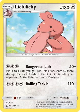 Lickilicky 103/156 - Ultra Prism