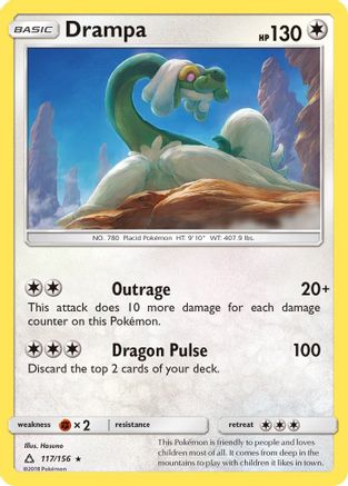 Drampa 117/156 - SM  Ultra Prism Holofoil