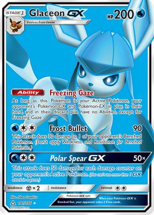 Glaceon-GX 141/156 - Ultra Prism Holofoil