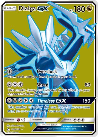 Dialga GX (Full Art) 146/156 - SM  Ultra Prism Holofoil