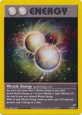 Miracle Energy 16/105 - Neo Destiny Unlimited Holofoil