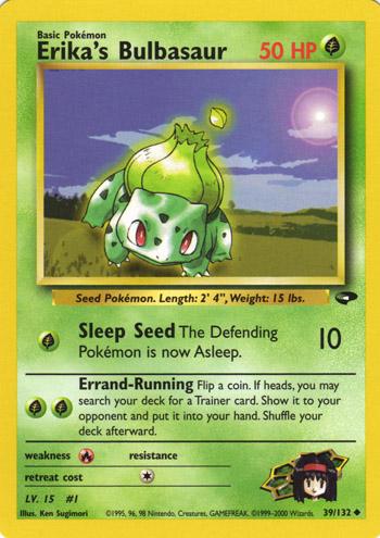 Erika's Bulbasaur 39/132 - Gym Challenge Unlimited