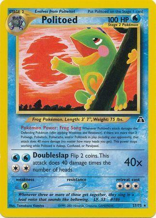 Politoed 27/75 - Neo Discovery Unlimited