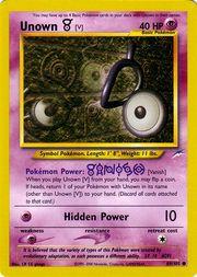 Unown [V] 89/105 - Neo Destiny Unlimited